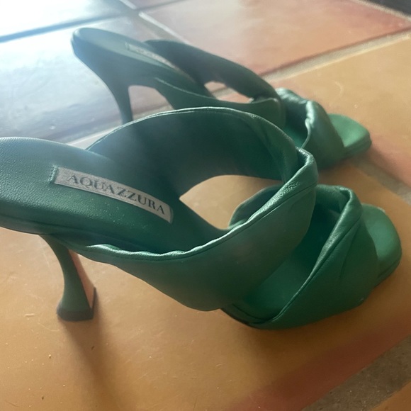 Gorgeous green aquazzura heels in the softest leather - Picture 7 of 11